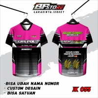 JK055 / Kaos Jersey Keren Bebas Desain Baju Jersey Sawah Full Printing
