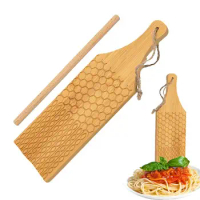 Pasta Board Wood Wooden Gnocchi Paddle Gnocchi Maker Homemade Pasta Tools for Rolling Dough Kitchen Accessories Pasta supplies