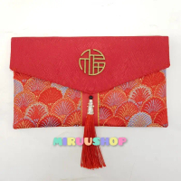 Angpao pouch angpao kain fu imlek sangjit premium high quality rumbai - Landscape Fu 3