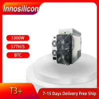 Free Shipping Innosilicon T3+pro 67TH/S SHA256 BTC BCH Miner Better Than WhatsMiner M3 M21S M20S Antminer S9 S17 T9+ T17 S17+