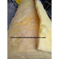 Glasswool 16K tebal 5 cm Glass wool busa peredam panas dan suara per roll 15 meter