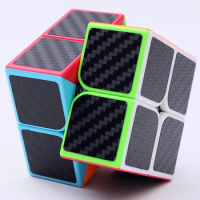 ZCUBE 222 Hongarian Z CUBE Two on Two 2 by 2 Magic Carbon Cuboid Puzzle Turn Cobo Megico Stickerless Hungarian Regular Boys Toys
