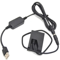 USB to DC Power Cable EN-EL9 Dummy Battery for Nikon D40 D40X D60 D3000 D5000 Camera EP-5 DC Coupler