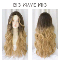 wig curly tanpa poni ombre blonde wig ombre curly poni