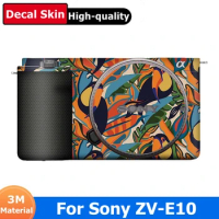 Stylized Decal Skin For Sony ZV-E10 ZVE10 Camera Sticker Vinyl Wrap Anti-Scratch Protective Film Protector Coat Alpha ZV E10