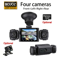 360 ° 4-Lens 1080P Car Accessories Dashcam, with Front/Rear/Left/Right Recording - Optional 64GB S