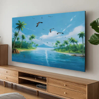 Tấm Che Bụi TV, Che Phủ Toàn Bộ, Tương Thích Với 55 Inch, 65 Inch Và 75 Inch, Chất Liệu Đàn Hồi, Chố