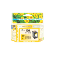 【向日葵】for HP NO.60XL CC641WA黑色高容量環保墨水匣(適用D1660/D2500/D2560/D2660/D5560/F2410/F4280)