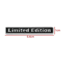 3D Metal Limited Edition Logo Car Rear Trunk Fender Emblem Badge Sticker Decal for Audi A3 A4 A5 A6 Q3 Q5 Q7
