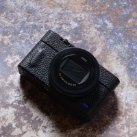 For Sony RX100 III IV V M3 M4 M5 M6 RX100M3 RX100M6 Camera Protective Cover Case Skin stickers texture non-slip Genuine leathe