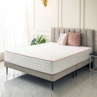 【obis】beauty sleep膠原蛋白竹炭泡棉獨立筒床墊(雙人加大6x6.2尺)