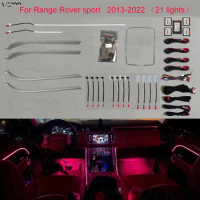 Led Ambient Light 10/64 Colors for Range Rover sport 2013-2022 Atmosphere Light Car Car Decoration Ambient Lamp