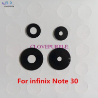 1set Rear Back Camera Glass Lens With Adhesive Sticker For Infinix Note 30 X6833B X6716B