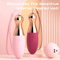 Powerful Vibrating Egg Clitoris Stimulator Vaginal Massage Ball G- Spot Vibrators Panties Adult Sex Toys for Woman Couple