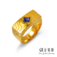 【GJS 金敬順】黃金戒指純金9999奧斯(金重:4.57錢/+-0.03錢)
