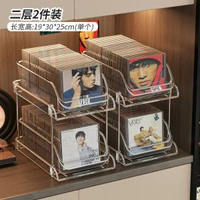 cd碟片架子桌面光碟黑膠唱片光碟磁帶收納盒存放收藏專輯展示架