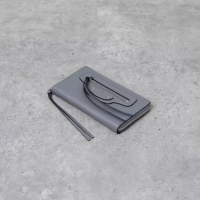 BALENCIAGA Dompet BALENCIAGA NEO CLASSIC GREY ZIP LONG WALLET 100% ORIGINAL