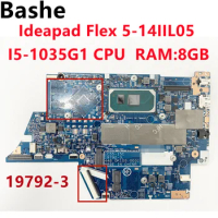 For Lenovo Ideapad Flex 5-14IIL05 notebook motherboard 19792-3 CPU I5-1035G1 RAM 8GB 100% test OK