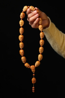 芭比檀香十八羅漢雕刻手持珠手串掛件20mm佛珠18羅漢念珠盤玩文玩