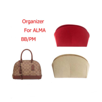 สำหรับ Alma BB กระเป๋าใส่ออแกไนเซอร์แต่งหน้ากระเป๋าถือขนาดเล็กจัดระเบียบกระเป๋าด้านในแบบพกพา Cosmetic Bing Shell Bag Organizer Christmas