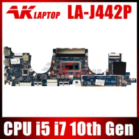 LA-J442P For HP ELITEBOOK X360 1040 G7 Laptop Motherboard W/ i7-10710U i5-10310U Processor Tested &amp;Working Perfect