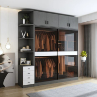 Folding Wardrobe Free Shipping Living Room Cabinet Baby Closet Open Closets Assembly Clothes Multifunctional Furnitures Armario