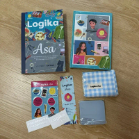 Novel Logika Asa Valerie Patkar edisi PO lengkap merchandise stiker notes cermin serbet original new