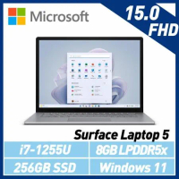 Microsoft微軟 Surface Laptop 5 15吋/i7/8G/256G/Win11白金