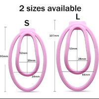 Fufu Clip Panty Chastity Sissy Male Light Plastic RESIN S TRANSPARAN