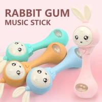Multiple Baby Music Teether Rattle Toy 0-12 Education Rabbit Girls Cot Kids Bell Stroller Crib Infant Hand Bell Newborn Toys