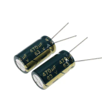 10pcs 63v470uf 13x20mm 63v470uf electrolytic capacitor
