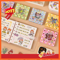 MOMO Stiker Korea Lucu isi 100 Lembar Sticker Deco Aesthetic / Bujo /Scrapbook Momo Girl Sticker Tum