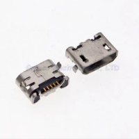 100pcs micro 5p usb connector female socket for BBK VIVO S7 S7T S11 S11T Y11 Y11T Y17 Y19T Y20T usb port 7.2mm