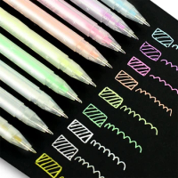 Gelly Roll Classic Highlight Gel Ink Pens Bright White Pen Marker Colored Highlighting Fluorescent Color School Supplies Kawaii