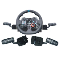 Steering Wheel Turn Signal Headlight Wiper Switch Racing Simulator for G25 G29 G27 G920 T300RS SIMAGIC for ETS2 ATS