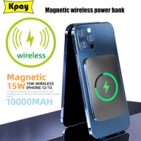 Macsafe Power Bank 10000mAh Mini Magnetic Wireless Fast Charge For iPhone 15 14 13 Pro Max External Auxiliary Battery Powerbank