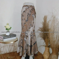 REAL PICT / ROK DUYUNG / ROK PRISKET / ROK BATIK DUYUNG / Rok Duyung Plisket / Rok Batik Duyung / Ro