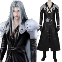 Game Final Fantasy 7 Remake Cosplay Costume Sephiroth Role-playing Garment Adult Men Halloween Masquerade Carnival Outfit