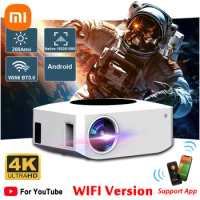 Xiaomi New T5 5G Projector 4K Android Dual Wifi6 200 ANSI HRD10+ BT5.0 1080P 1280*720P Home Cinema Outdoor portable Projetor