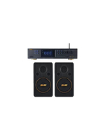 BMB AR-200HD + CSJ-08 เพาเวอร์แอมป์คาราโอเกะ + ลำโพงสองทาง 8 นิ้ว - สีดำ