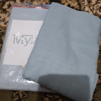 Jilbab Polos Voal warna Biru Soft Sky Blue by My Lady
