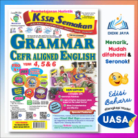 Buku Rujukan Grammar Bahasa Inggeris CEFR English Sekolah Rendah Tahun 456 Peta Minda Komik