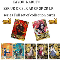 Kayou Naruto Full Set of Cards Uzumaki Naruto Uchiha Itachi Anime Characters Collection Flash Card Cartoon Toys Christmas Gift
