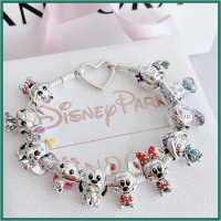 Charms 925 Original Disney Hots Beads Fit Pandora Plata De Ley 925 Silver Bracelet Pendant Fine Beads Jewelry DIY Gift HEROCROSS