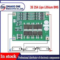 3S 25A Li-ion 18650 BMS PCM Battery Protection Board BMS PCM With Balance For li-ion Lipo Battery Cell Pack Module DIY