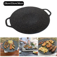 Grilling Pan Non-stick Baking Dishes Pans Multi-purpose Induction Cooker for Outdoor Camping Kitchen Bakeware Household Tools
