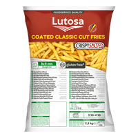 《AJ歐美食鋪》冷凍 LUTOSA  裹粉粗薯 3/8＂ 500g / 2.5kg 冷凍薯條 薯條 脆薯