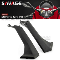 Rarview mirror base for DUCATI Panigale V4 2018-2022 V2 2020 2021 motorcycle accessories side mirror holder quick mount lever