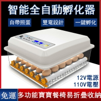 免運 110V孵化機大容量家用全自動孵蛋器（帶溫度控制）全自動小雞雞蛋孵化機 孵蛋器孵化箱 智能雞鴨鵝鴿子孵化器K413