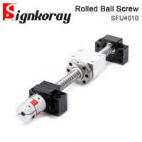 SignkoRay Rolled Ball Screw SFU4010 800mm 1000mm With Single Ballnut BK/BF12 Ballscrew Rod End Machined For CNC 3D Printer